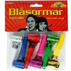 Blåsormar Metallic 6-pack Coopers Candy