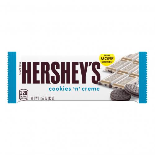 Hersheys Cookies N Creme 43g Coopers Candy