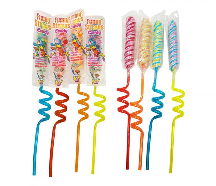 Köp Funny Straws Candy 40g (1st) hos Coopers Candy