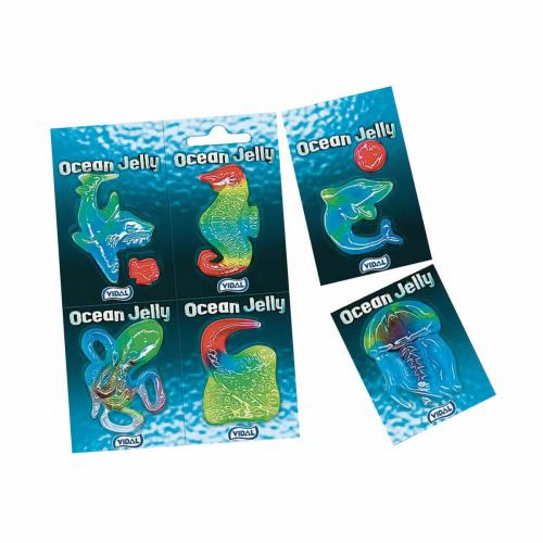 Vidal Ocean Jelly 6-pack 66g Coopers Candy