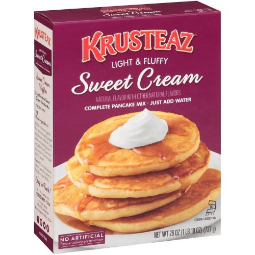 Köp Krusteaz Light & Fluffy Sweet Cream Complete Pancake Mix 737g hos