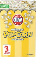 OLW Micropop Smörsmak 240g Coopers Candy
