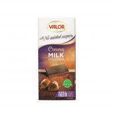 Valor Mjölkchokl. m. Hasselnötskräm utan Tillsatt Socker 100g (BF: 2023-04-30) Coopers Candy
