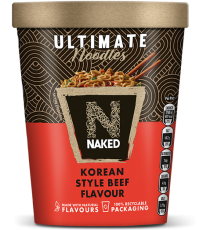 Naked Ultimate Korean Style Beef Flavour Noodles 90g Coopers Candy