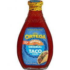 Ortega Taco Sauce Medium 226g Coopers Candy