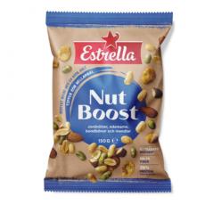 Estrella Nut Boost Blå 150g (BF: 2024-03-24) Coopers Candy