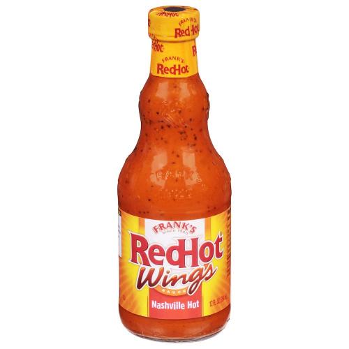 Franks Red Hot Wings Sauce Nashville Hot 355ml Coopers Candy