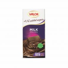 Valor Mjölkchoklad utan tillsatt socker 100g Coopers Candy