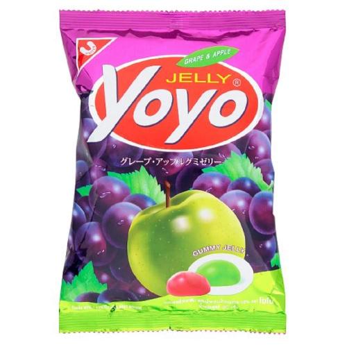 Köp Yoyo Jelly Grape & Apple 80g hos Coopers Candy