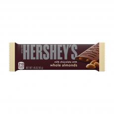 Hersheys Milk Chocolate Bar with Almonds 41g Coopers Candy
