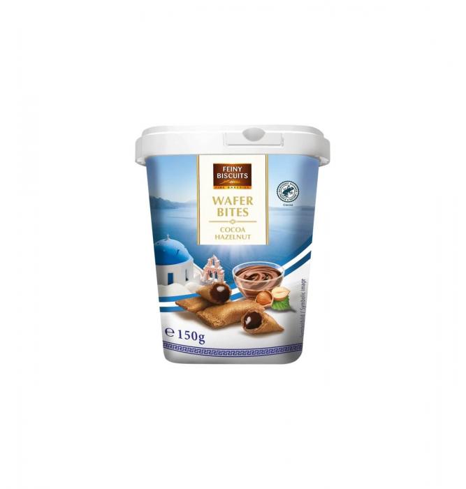 Köp Feiny Biscuits Wafer Bites Chocolate Hazelnut 150g hos Coopers Candy