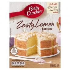 Betty Crocker Zesty Lemon Cake Mix 425g Coopers Candy
