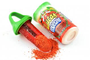 Lucas Muecas Sandia Flavor Lollipop With Chili Powder 24g Coopers Candy