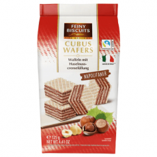 Feiny Biscuits Cubus Wafers Napolitaner 125g Coopers Candy