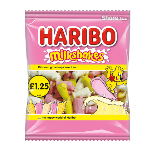Haribo Milkshakes 140g Coopers Candy