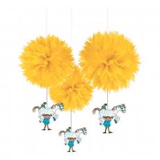 Pom Pom Pippi Långstrump Takdekoration 3-pack Coopers Candy