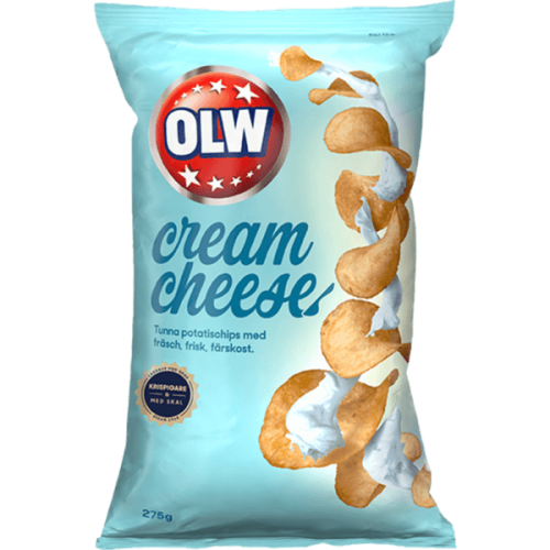 Köp OLW Cream Cheese Chips 175g hos Coopers Candy