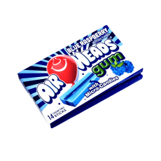 Airheads Bubble Gum - Blue Raspberry tuggummi 34g Coopers Candy