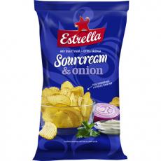 Estrella Sourcream & Onion Chips 175g Coopers Candy