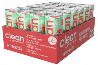 Clean Drink After Summer - Vattenmelon 33cl x 24st (helt flak) Coopers Candy