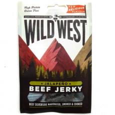 Wild West Beef Jerky Jalapeno Flavor 25g Coopers Candy