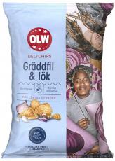 OLW Delichips Gräddfil & Lök 150g Coopers Candy