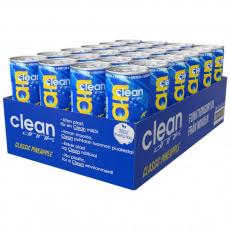 Clean Drink - Classic Pineapple 33cl x 24st (helt flak) Coopers Candy