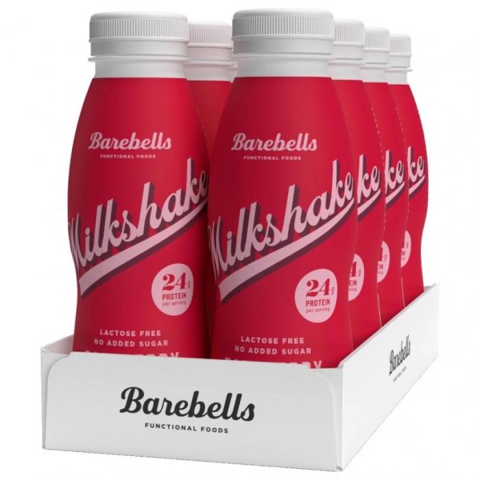 Köp Barebells Milkshake Raspberry 330ml x 8st hos Coopers Candy