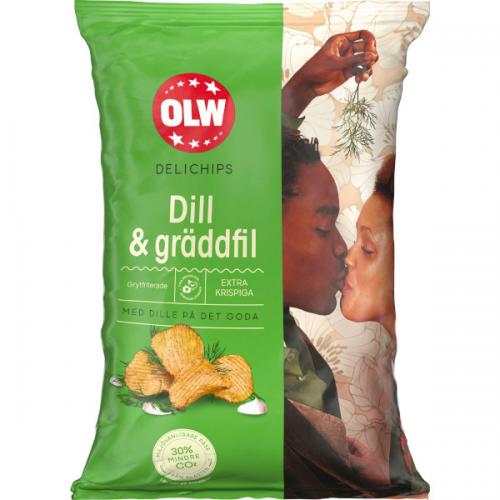 OLW Delichips Dill & Grdfill 150g Coopers Candy