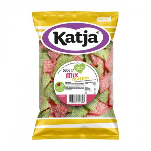 Katja Mix Matjes Jordgubbe-pple 500g (BF: 2024-04-30 Coopers Candy
