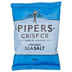 Pipers Crisps Anglesey Sea Salt 150g Coopers Candy