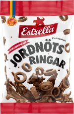 Estrella Chokladdoppade Jordnötsringar 100g Coopers Candy