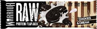 Warrior RAW Protein Flapjack - Cookies & Cream 75g Coopers Candy