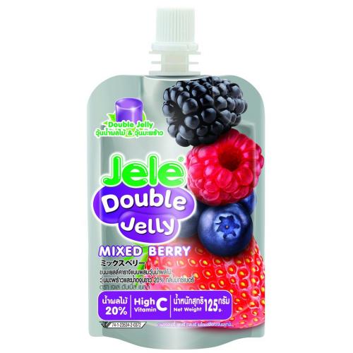 Köp Jele Double Jelly Drink Mixed Berry 125g hos Coopers Candy