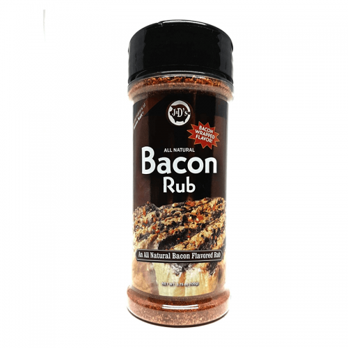 Köp J&Ds Bacon Rub 106g hos Coopers Candy