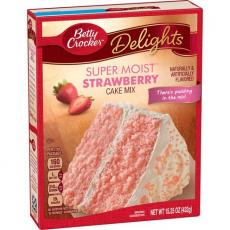 Betty Crocker Super Moist Strawberry Cake Mix 432g Coopers Candy
