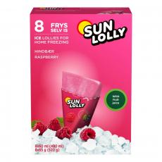 Sun Lolly Ice Lollies - Raspberry 520g Coopers Candy