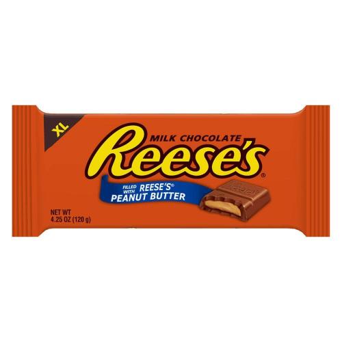 Köp Reeses Milk Chocolate Peanut Butter Bar 120g hos Coopers Candy