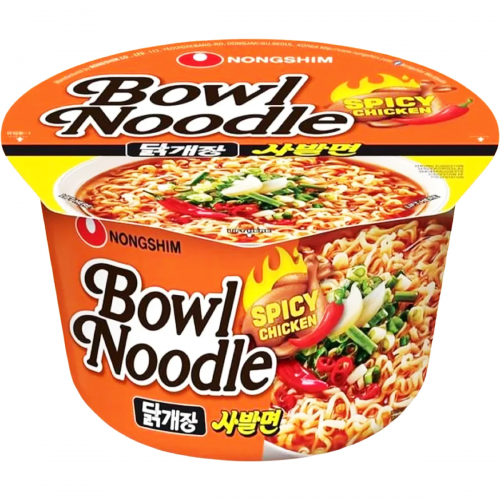 Nongshim Noodles Spicy Chicken Bowl 100g Coopers Candy