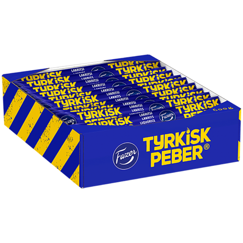 Fazer Tyrkisk Peber 20g x 30st (hel lda) Coopers Candy