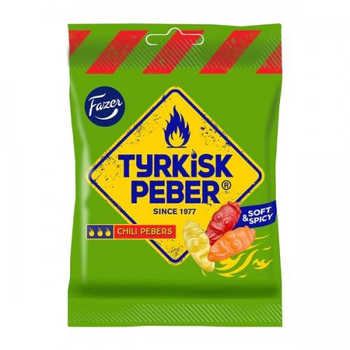 Fazer Tyrkisk Peber Chili Pebers 120g Coopers Candy