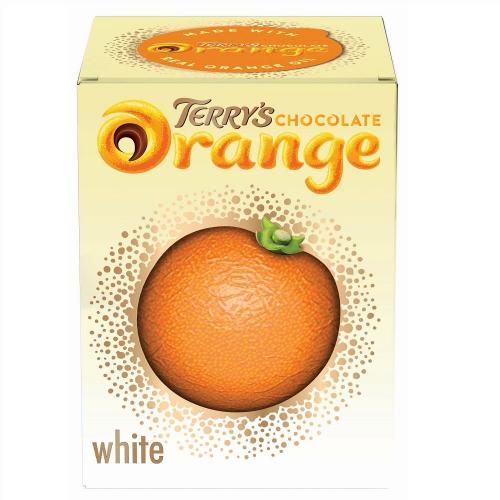 Köp Terrys White Chocolate Orange 147g hos Coopers Candy