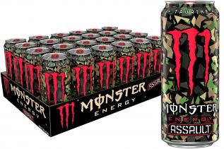Monster Energy Assault 50cl x 24st (helt flak) Coopers Candy