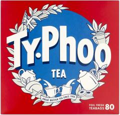 Typhoo Tea Bags 80s (232g) Coopers Candy