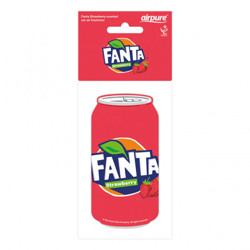 Airpure Fanta Strawberry Car Air Freshener Coopers Candy