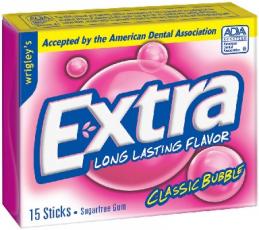 Wrigleys Extra Bubblegum 40g Coopers Candy