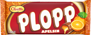 Plopp Apelsin 80g Coopers Candy