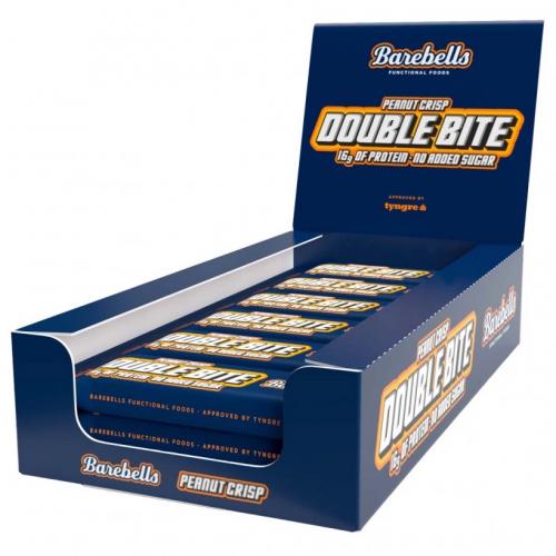 Köp Barebells Protein Bar Double Bite Peanut Crisp 55g x 12st (hel