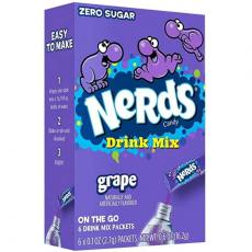 Nerds Drink Mix - Grape 6-pack (16g) Coopers Candy