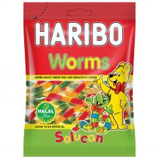Haribo Worms Solucan 100g Coopers Candy